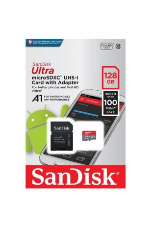 SanDisk A1 MicroSD U1 128GB